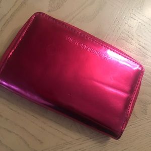 Pink metallic Victoria’s Secret wristlet
